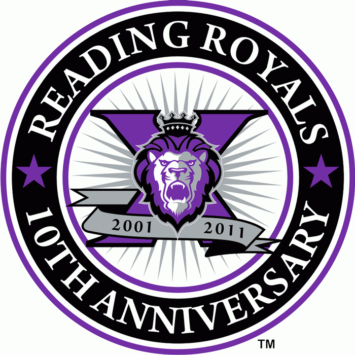 reading royals 2011 anniversary logo iron on heat transfer...